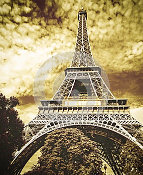 The Eiffel tower