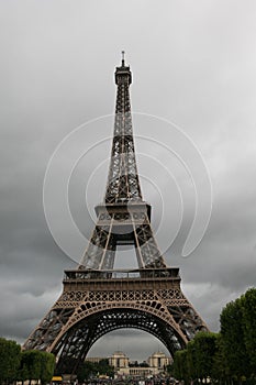 Eiffel Tower Overcast