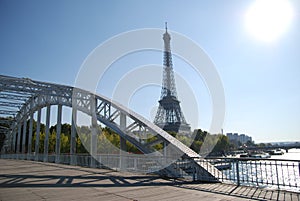 Eiffel Tower in Paris central