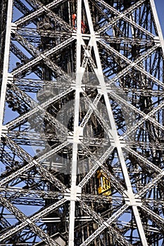 Eiffel Tower in Paris - detail