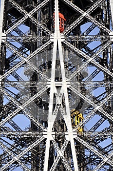 Eiffel Tower in Paris - detail