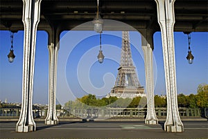 Eiffel Tower of Paris in France