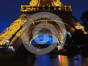 Eiffel Tower. Paris. Night