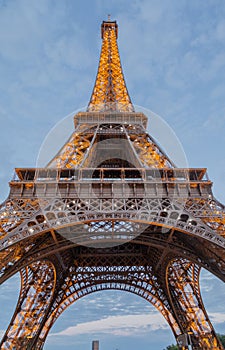 The Eiffel Tower Paris Night