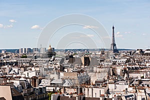 Eiffel tower and Paris roofs