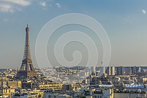 Eiffel Tower Paris skyline France