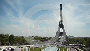 Eiffel tower and park at Paris, France