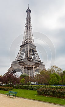 Eiffel Tower with Path