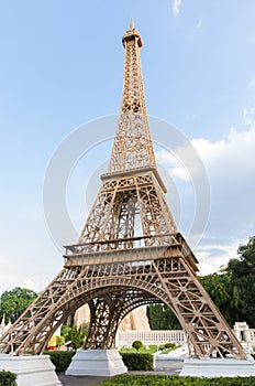 Eiffel tower replica in mini siam