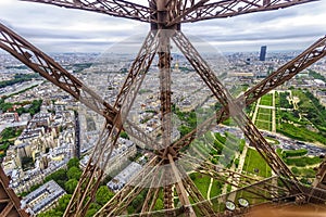 Eiffel tower's structure