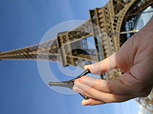 Eiffel Tower souvenir photo