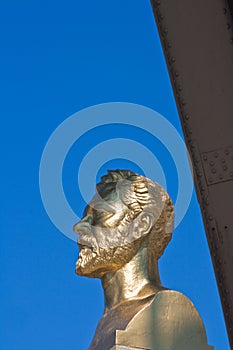 Eiffel Tower Statue of Gustave Eiffel