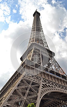 Eiffel Tower, Touching the clouds