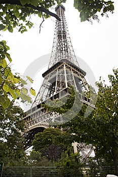 Eiffel Tower or Tour Eiffel is a wrought iron lattice tower on the Champ de Mars in Paris, France