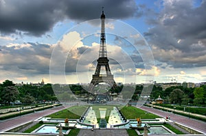 Eiffel tower from Trocadero photo