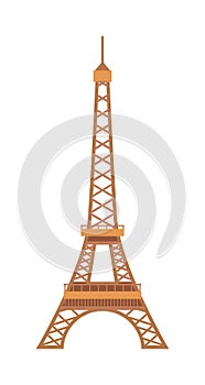 Eiffel tower vector illustration.