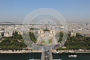 Eiffel Tower view in Paris France