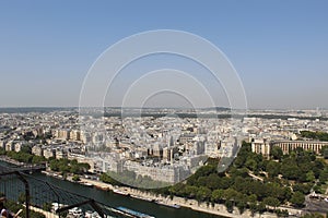 Eiffel Tower view in Paris France