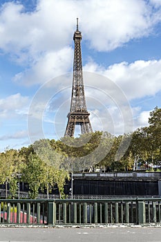Eiffel tower view, Paris, France.