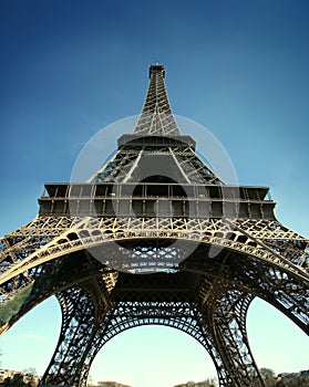 Eiffel tower with wide angle view HD pict