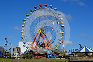 Eiffel wheel in the Parque de la Costa, Tigre, Buenos Aires