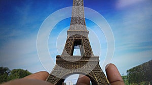 Eiffle Tower in Hand photo