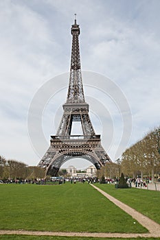 The Eiffle Tower landmark in Paris