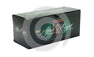 After eight chocolate