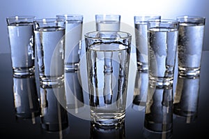 Eight glasses of water a day