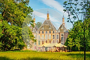 The almost eight hundred year old Duivenvoorde castle in the province of South Holland, the Netherlands.