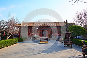 Eight Immortals Crossing the Sea - Front View - Ancient Architecture of the Prayer Hall