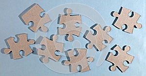 Loose puzzle pieces