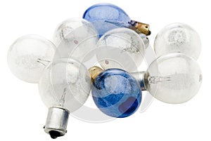 Eight light bulbs