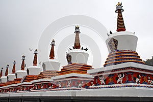 Eight Merits Stupas