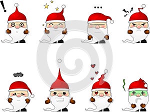 Eight Santas