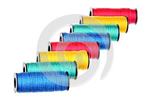 Eight spools