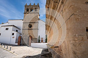 Eight Spout Fountain (Los Ocho Canos) and Nuestro Padre Jesus Church - Ronda, Andalusia, Spain photo