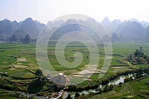 Eight-trigram cropland,Xingyi,China photo