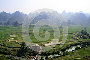 Eight-trigram cropland,Xingyi,China