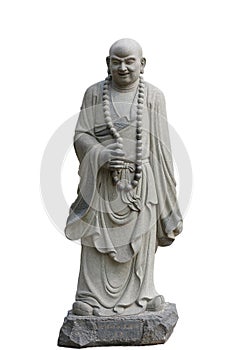 Eighteen venerable stone carving-Large statue