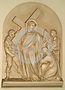 The eighth station of the cross