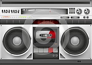 Eighties Boom box Vector