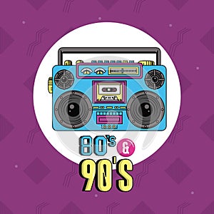 Eighties and nineties style photo