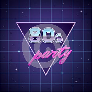 Eighties Party Background