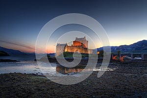 Eilan Donan Castle at sunrise