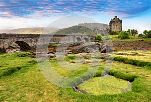 Eilean Donan Castle at Highland, Scotland