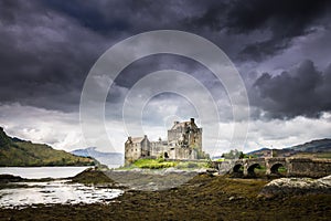 Eilean Donan Castle in the Highlands of Scotland photo
