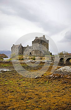 Eilean Donan Castle at Loch Alsh, Scotland, United Kingdom, Europe