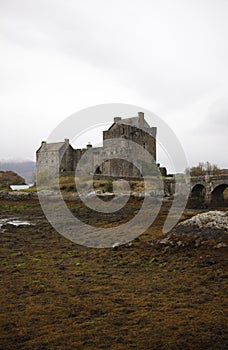 Eilean Donan Castle at Loch Alsh, Scotland, United Kingdom, Europe