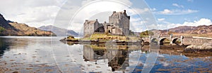 Eilean Donan Castle Scotland Panorama